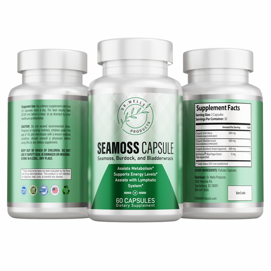 Dr. Wells Seamoss Supplements
