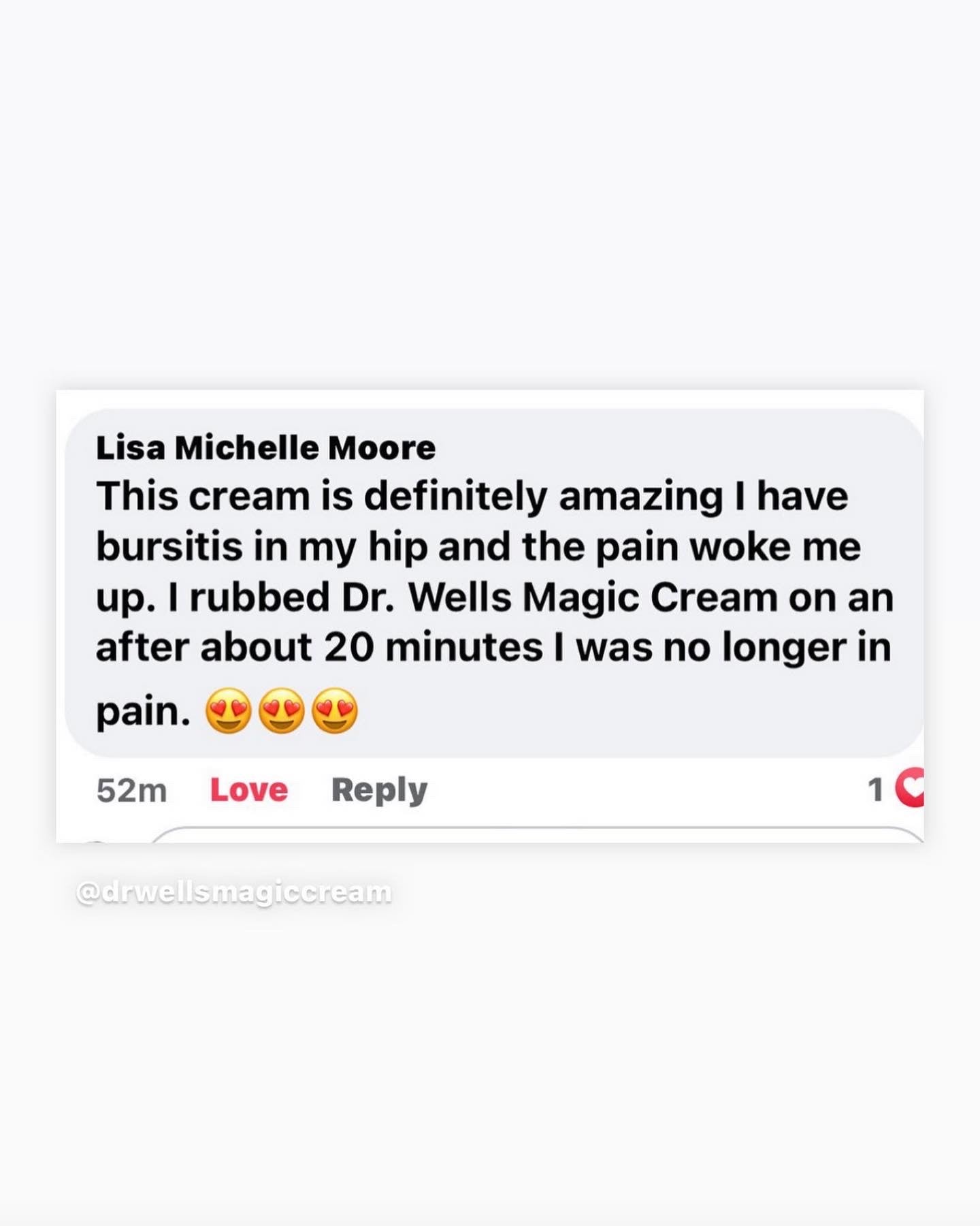 Dr. Wells Magic Pain Relief Cream